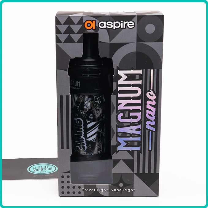 Packaging de l'E-Chicha Magnum Nano Aspire